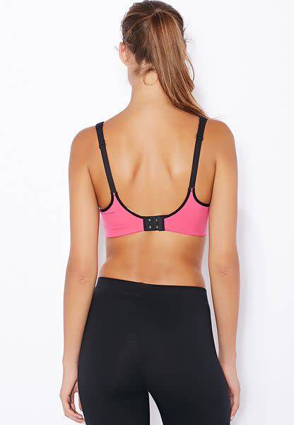 Original Womens NIKE PRO HERO VIVID PINK/BLACK 360 Deg Support Size 32 D