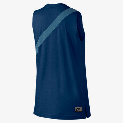 Original Womens NIKE International 849031 429 Binary Blue Electrolime Size Medium