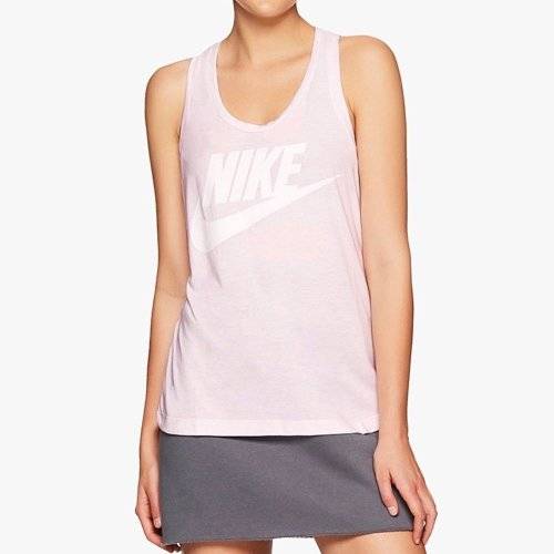 Original Womens NIKE Sportswear Essentials Hybrid Pink Baby Tank 831731 682 Size Medium