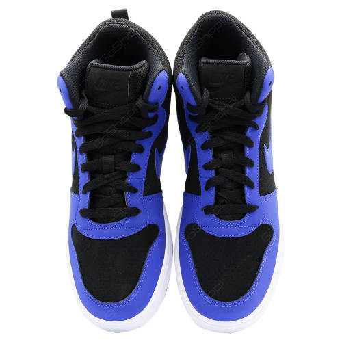 Original Mens Nike Court Borough MID 838938 001 Black/ Paramount Blue Size UK 12 (SA 12)