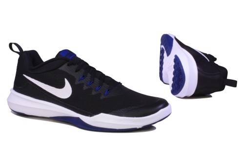 Original Mens Nike LEGEND TRAINER  Black/White/Gym Blue 924206 004 Size UK 11 (SA 11)