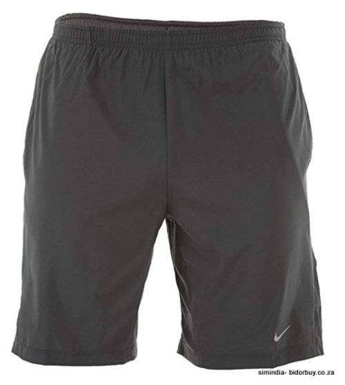 Original Men's Nike 9" Distance Short Anthracite/Reflective 695443 060 Size Large