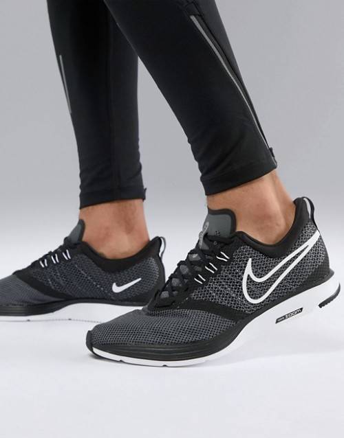 Original Mens Nike Zoom Strike Running Shoes (latest)  AJ0189 001 Black/ White Size UK 12 (SA 12)