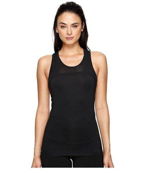 Original Womens Nike PRO HYPERCOOL Black/ Black 832056 010 Size Medium