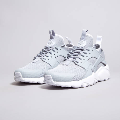 Original Mens Nike AIR HUARACHE RUN ULTRA 819685 007 Wolf Grey/Pale Grey Size UK 8/ 9 (SA 8/9)