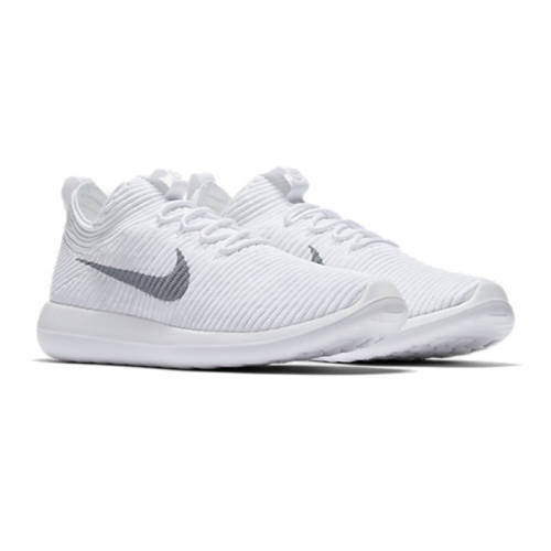 Original Women's NIKE Roshe TWO FLYKNIT V2 917688 400 White/ Wolf Grey Size UK 4.5 (SA 4.5)