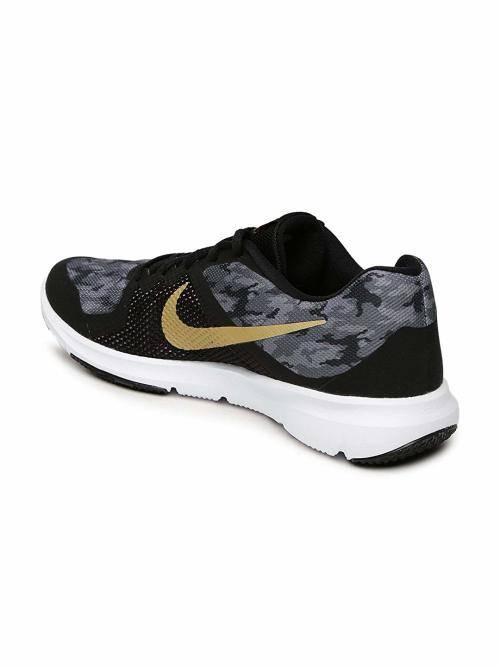 Original Mens Nike FLEX CONTROL SP Black/ Metallic Gold 921697 001 Size UK 11 (SA 11)