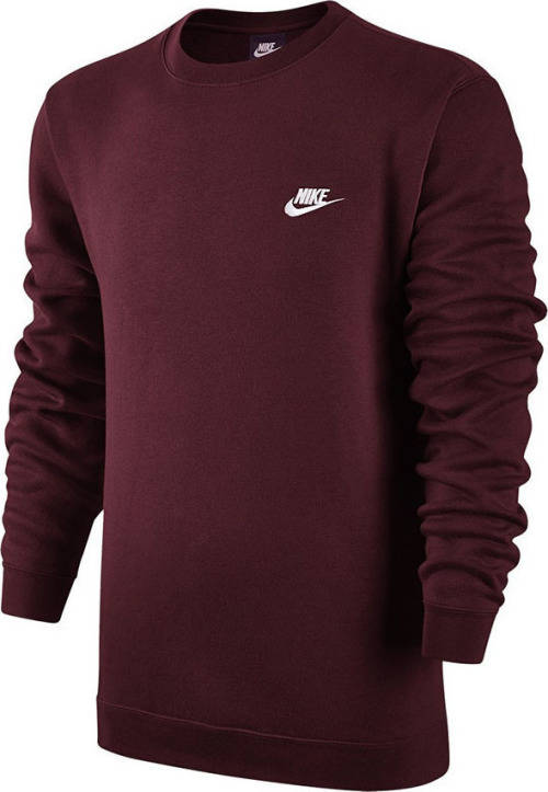 Original Mens NIKE NSW CREW CLUB FLEECE RED 804340 681 Size Extra Large