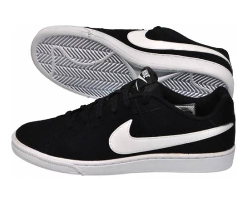 Original Mens NIKE Court Royale SUEDE 819802 011 Black/ White Size UK 8 / 9 (SA 8 / 9)