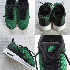 Original Women's NIKE AIR MAX THEA KJCRD Black/ Spring Leaf 718646 005 Size UK 5 (SA 5)