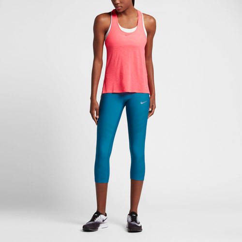 Original Womens NIKE EPIC DRI FIT Crop Cool 3/4 Tights 831879 457 Size Medium