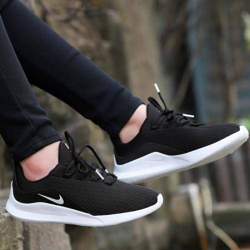Original Womens NIKE Viale AA2185 003 (LATEST) BLACK/ WHITE Size UK 5 (SA 5)