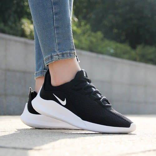 Original Womens NIKE Viale AA2185 003 (LATEST) BLACK/ WHITE Size UK 5 (SA 5)
