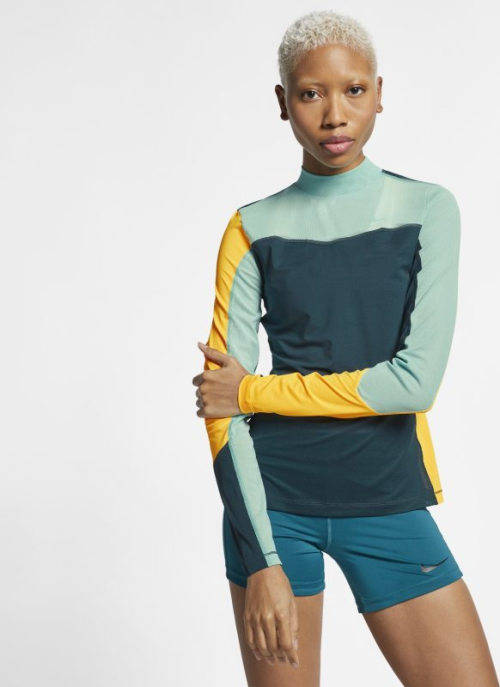 Original Women's Nike Pro HyperCool Long-Sleeve Top AR6699 304 Size Medium
