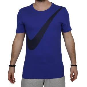 Original Mens NIKE Short Sleeve Print Swoosh 100% Cotton Athletic Cut 940647 063 Size Medium