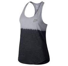 Original Womens Nike Athletic Dri-Fit Tank Top Anthracite Grey 904906 012 Size Small