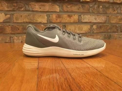 Original Women's Nike LUNAR APPARENT Dark Stucco/ Metallic Summit 908998 004 Size UK 8 (SA 8)