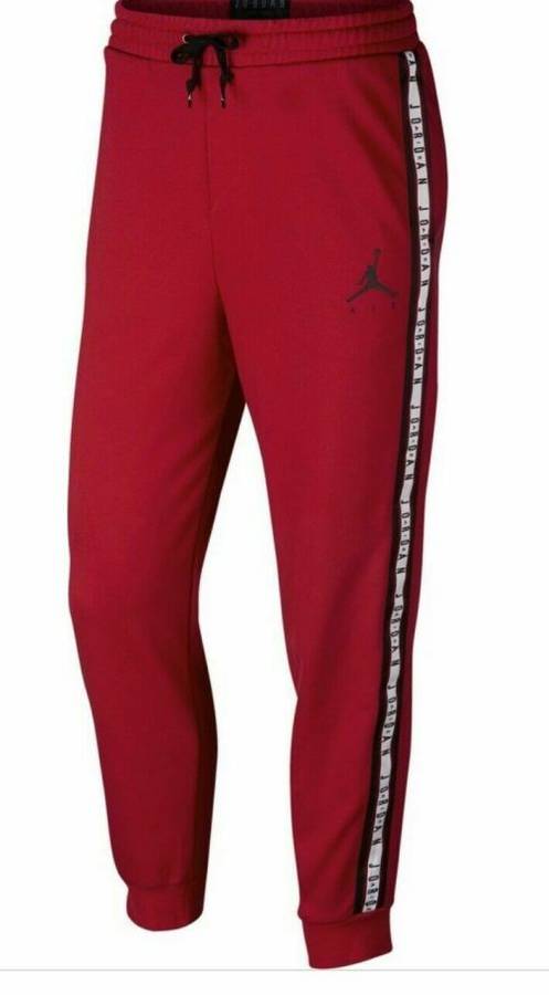 Nike Air Jordan Jumpman Men's Sweatpants Red (STANDARD FIT) CJ9473 687 Size XL