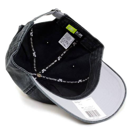 Original UNISEX Nike Adult SB Heritage 86 Washed Denim Skateboarding Strapback Cap One Size fits all