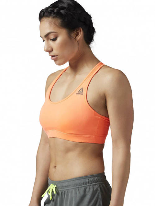 Original Womens Reebok Sports Bra Medium Support BQ7496 Size Medium