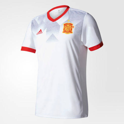 Original Men's ADIDAS Spain Home Pre-Match Jersey White BP9196 Size Large