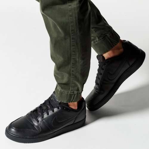 Original Mens NIKE EBERNON LOW Black/ Black AQ1775 003 Size UK 11 (SA 11)