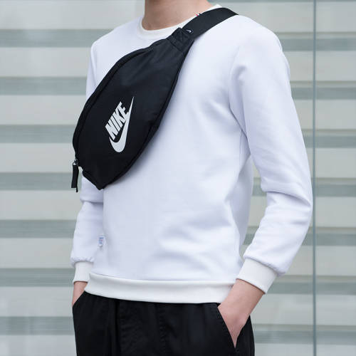 Original NIKE Heritage GFX Hip Sack Waistpack Running Waist Black Bag CK0981 010