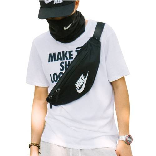 Original NIKE Heritage GFX Hip Sack Waistpack Running Waist Black Bag CK0981 010