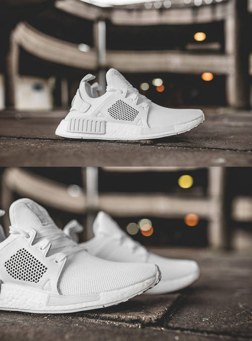 Original Mens adidas NMD_XR1 Triple White BY992 Size UK 7 (SA 7)