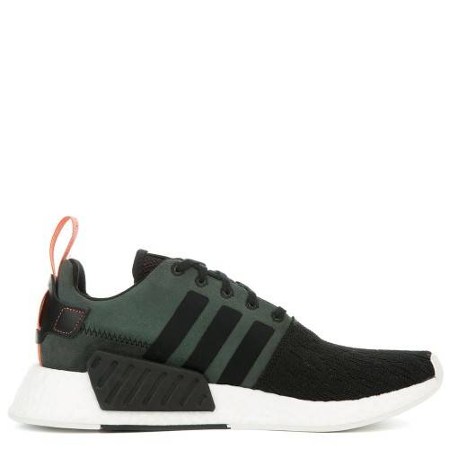 Original Mens adidas NMD_R2 Core Black/Future Harvest CG3384 Size UK 9 (SA 9)