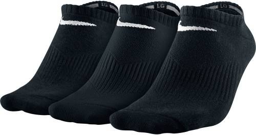 Original Nike Unisex 3 Pairs Nike Performance No Show Black SX4705 001 Fits Size UK 8-11