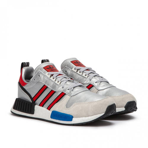 Original Men's adidas Rising Star xR1 Silver Metallic Red G26777 Size UK 7 (SA 7)