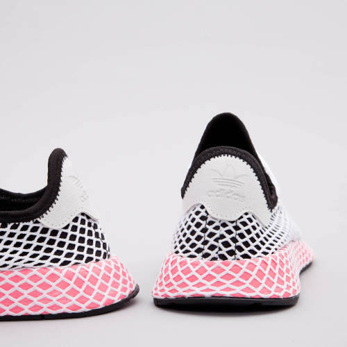 Original Women's adidas Deerupt Runner Core Black/ White CQ2909 Size UK 7 (SA 7)