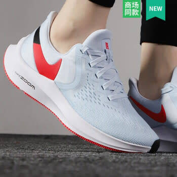 Original Women's Nike Zoom Winflo 6  Half Blue/Red Orbit AQ8228 401 Size UK 5.5 (SA 5.5)