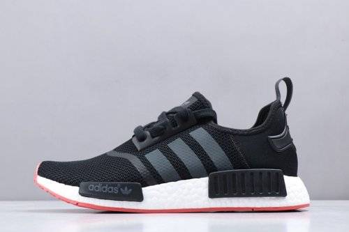 Original Mens adidas NMD_R1 CQ2413 Core Black/Carbon/ Trace Scarlet Size UK 9 (SA 9)