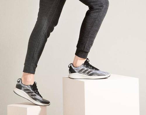 Original Mens adidas Purebounce+ Street B96360 Black/ Grey Size UK 10.5 (SA 10.5)