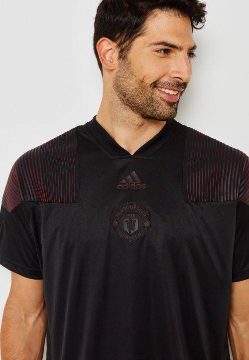 Original Men's adidas Manchester United Official Licensed Product Icon TEE CW7651 Size XXL