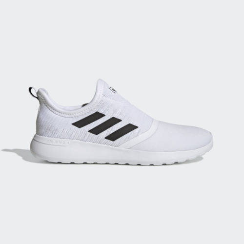 Original Men's adidas NEO Lite Racer SlipOn White/ Black F36665 Size UK 12 (SA 12)