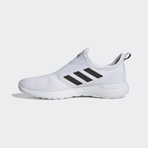 Original Men's adidas NEO Lite Racer SlipOn White/ Black F36665 Size UK 12 (SA 12)
