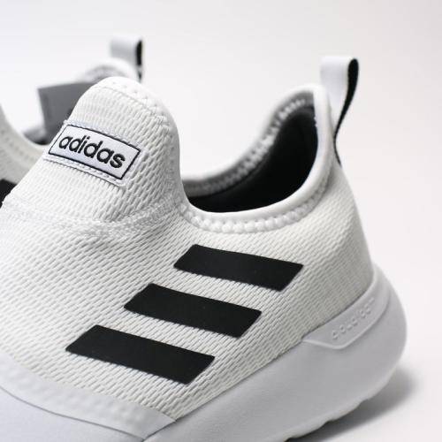 Original Men's adidas NEO Lite Racer SlipOn White/ Black F36665 Size UK 12 (SA 12)