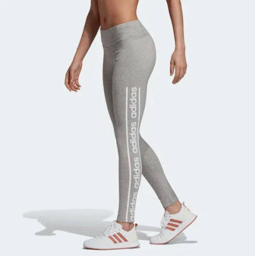 Original Women's adidas CELEBRATE THE 90S TIGHTS Grey/ White EH6488 Size Medium