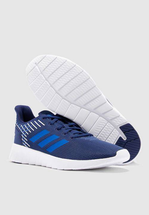 Original Men's adidas ASWEERUN Blue EE8448 Size UK 9 (SA 9)