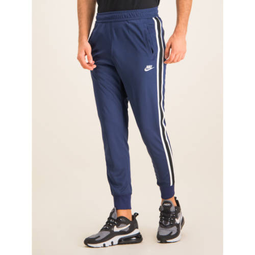 NIKE MEN'S Sportswear Heritage Jogger TRIBUTE Midnight Navy (LOOSE FIT)  AR2255 410 Size Large