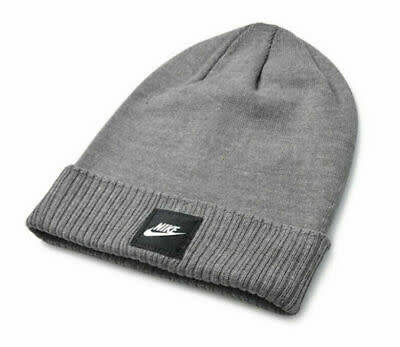 Original UNISEX Nike Futura Beanie Grey One Size fits All CK6472 091