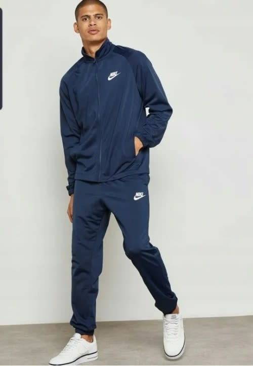 Original Men's Nike 2 Piece Track Suit PK Navy CD9239 451 Size Large