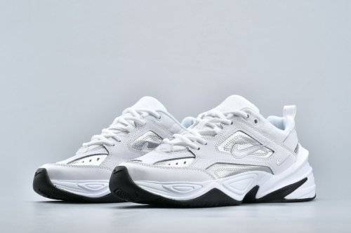 Original UNISEX NIKE M2K Tekno Essential White/ MTL Silver CJ9583 100 Size UK 6.5 (SA 6.5)