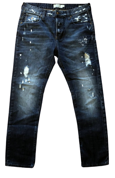 Original Mens POLO JEANS W34 L32 Regular Straight 100% Cotton