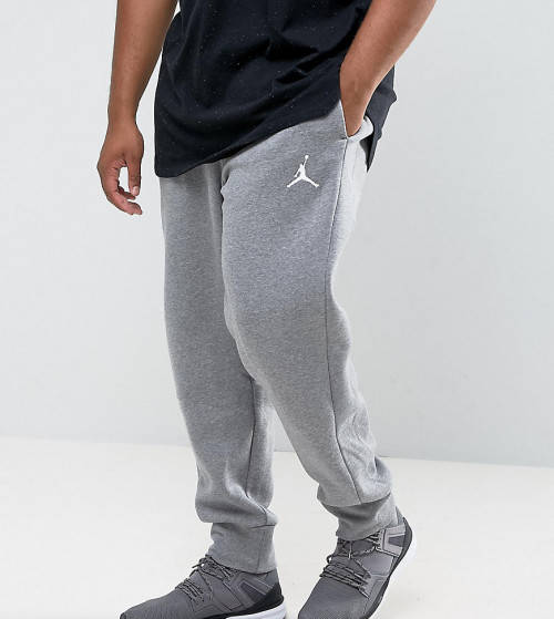 Original Men's Nike Jordan Flight Fleece Warm Joggers Grey AA5591 064 Size XL