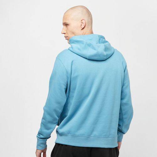 Nike Men's Sportswear Club Hoodie Fleece Cerulean/ White (STD FIT) BV2654 424 Size Medium