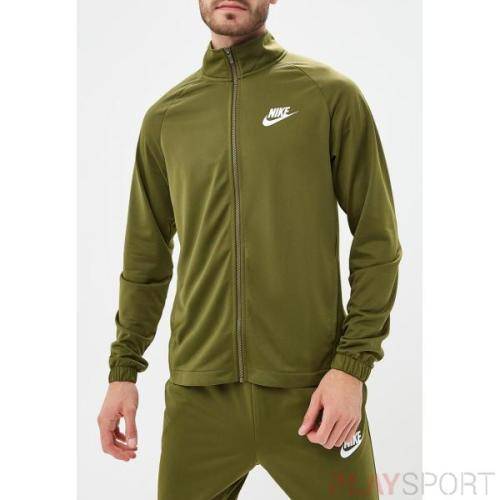 Original Men's Nike 2 Piece Track Suit PK Olive Green CD9239 395 Size Large